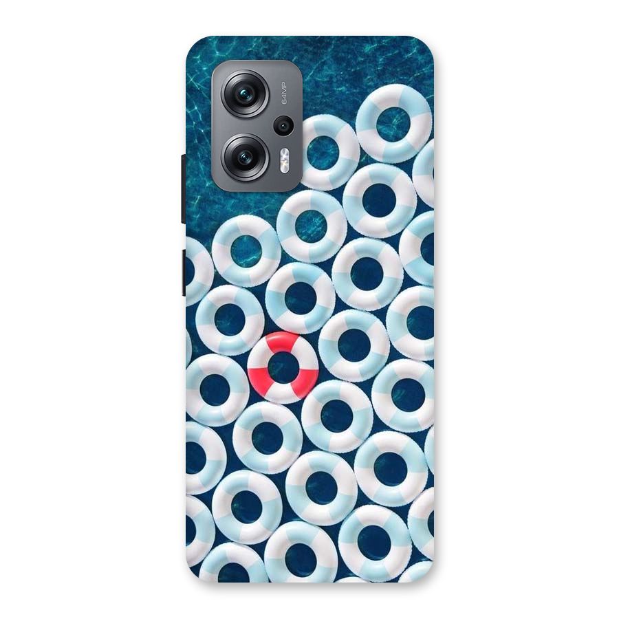 Light Blue Allure Back Case for Redmi K50i