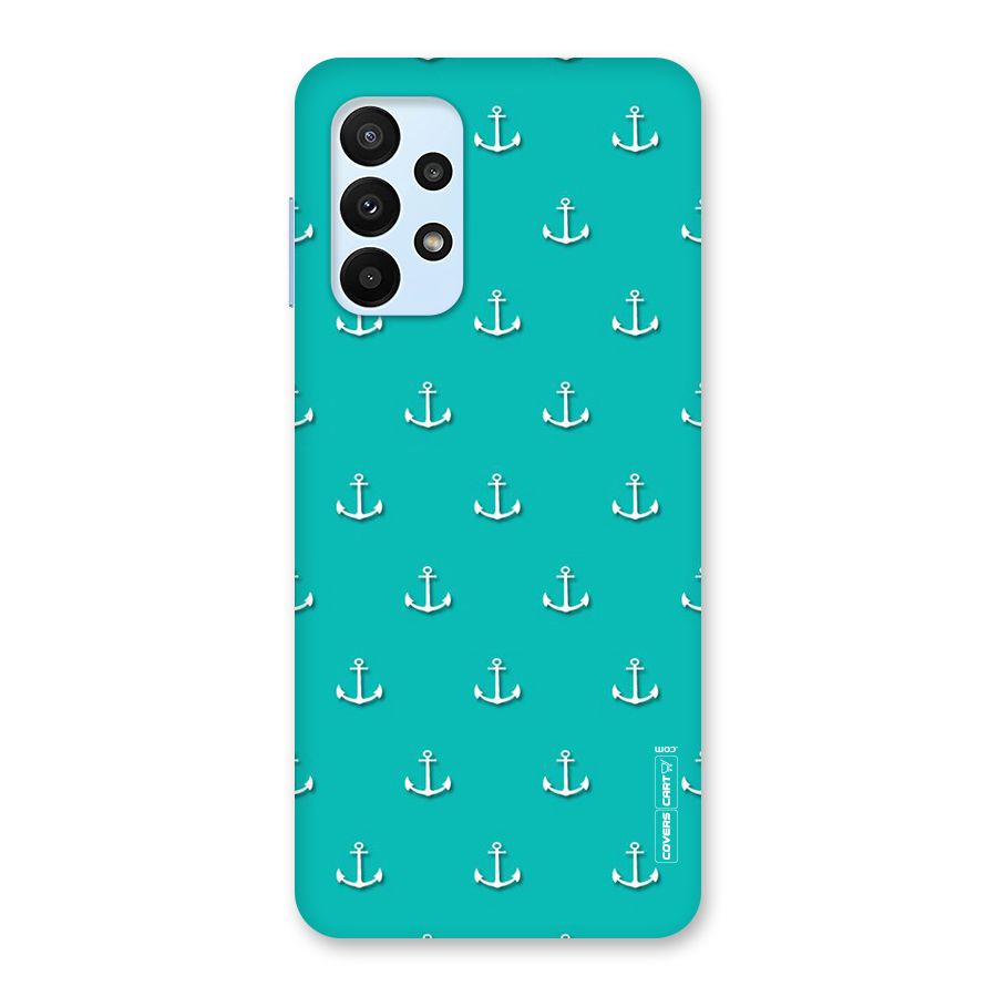 Light Blue Anchor Back Case for Galaxy A23