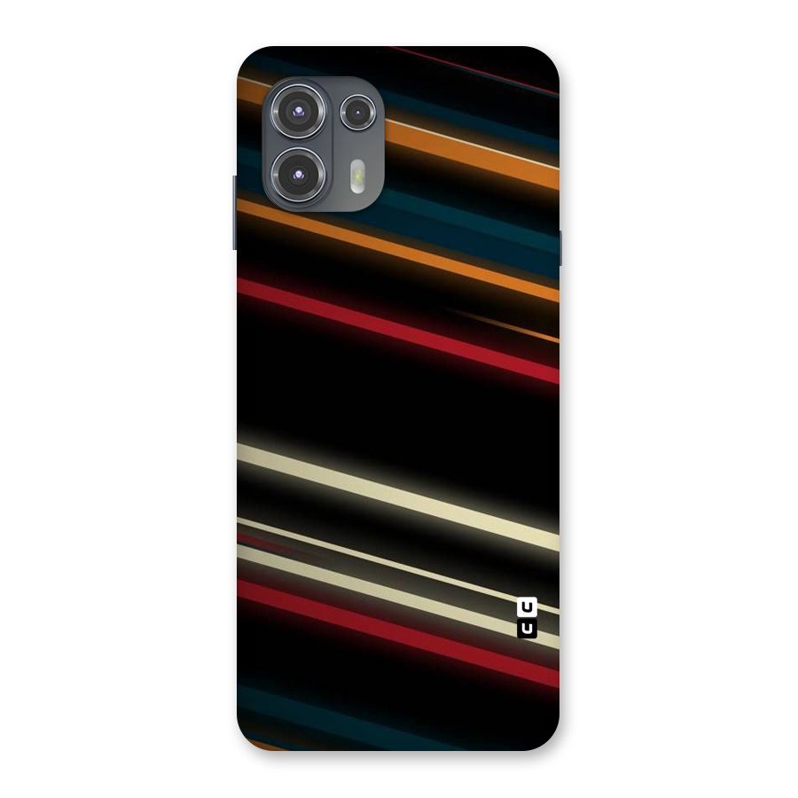 Light Diagonal Stripes Back Case for Motorola Edge 20 Fusion
