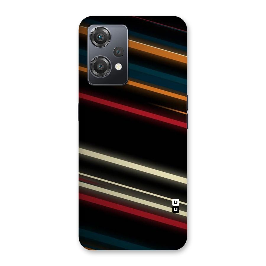Light Diagonal Stripes Back Case for OnePlus Nord CE 2 Lite 5G