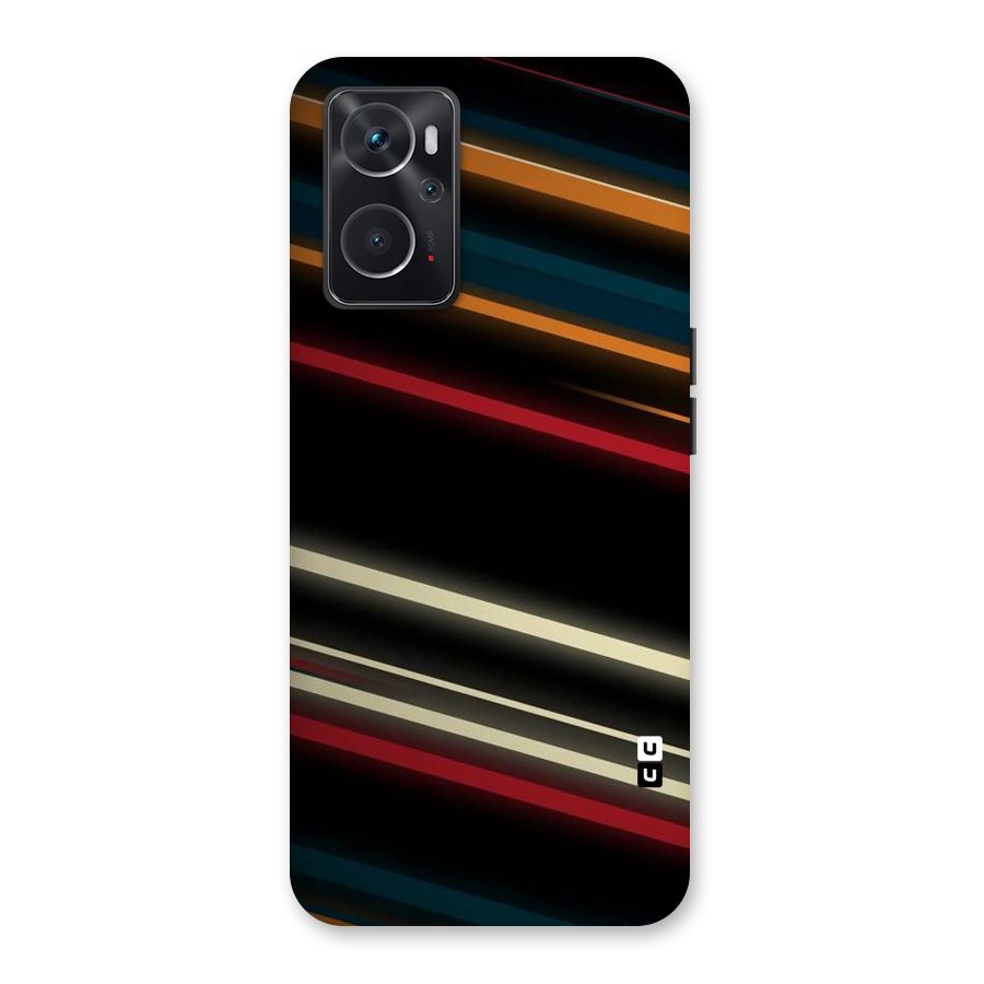 Light Diagonal Stripes Back Case for Oppo K10 4G