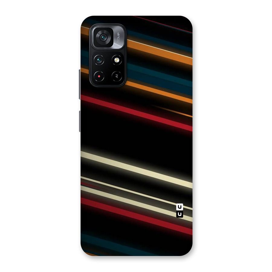 Light Diagonal Stripes Back Case for Poco M4 Pro 5G