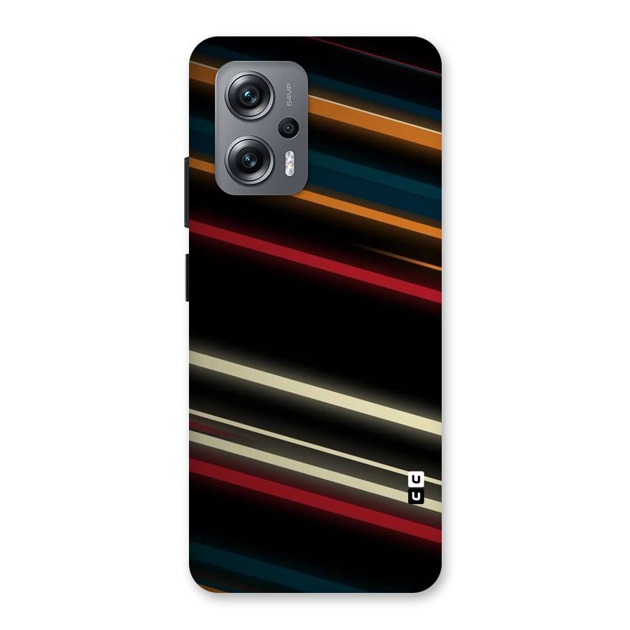 Light Diagonal Stripes Back Case for Redmi K50i