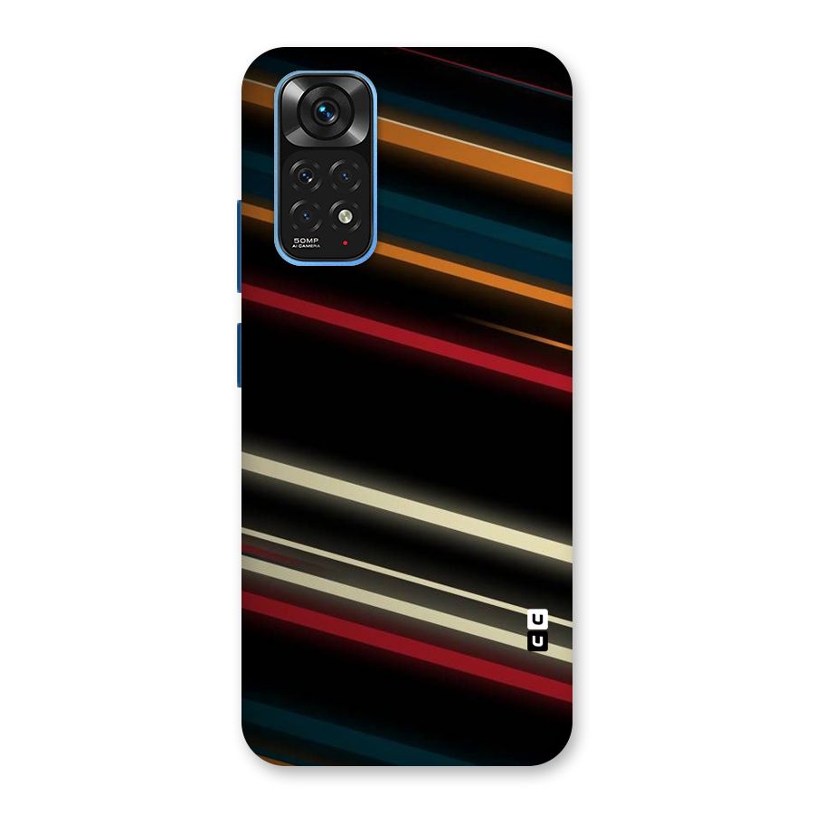 Light Diagonal Stripes Back Case for Redmi Note 11S
