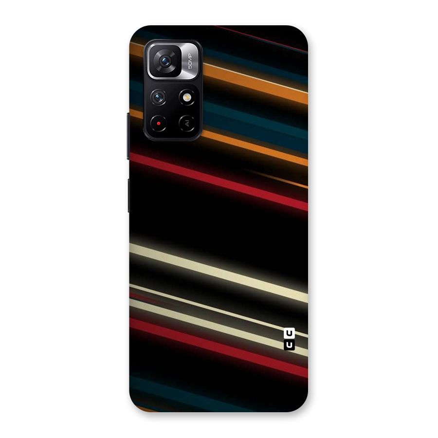 Light Diagonal Stripes Back Case for Redmi Note 11T 5G