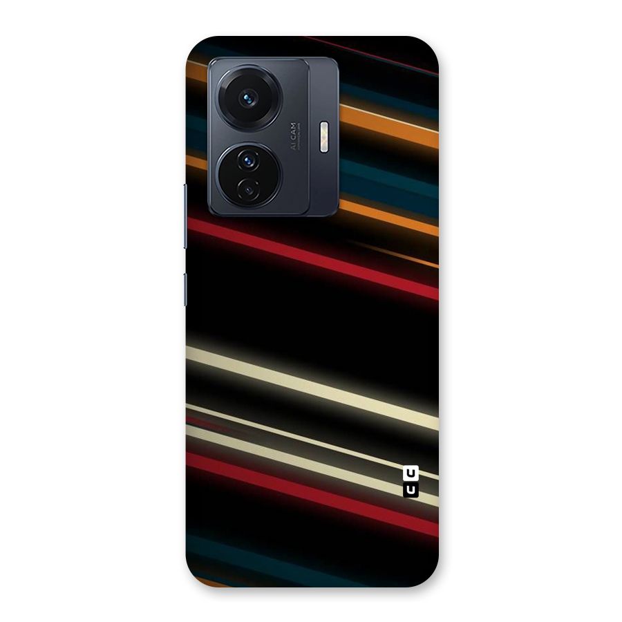 Light Diagonal Stripes Back Case for Vivo T1 Pro