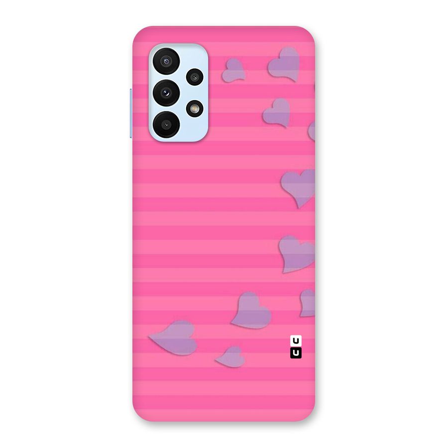 Light Heart Stripes Back Case for Galaxy A23