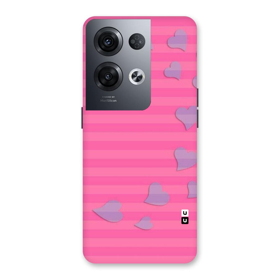 Light Heart Stripes Back Case for Oppo Reno8 Pro 5G