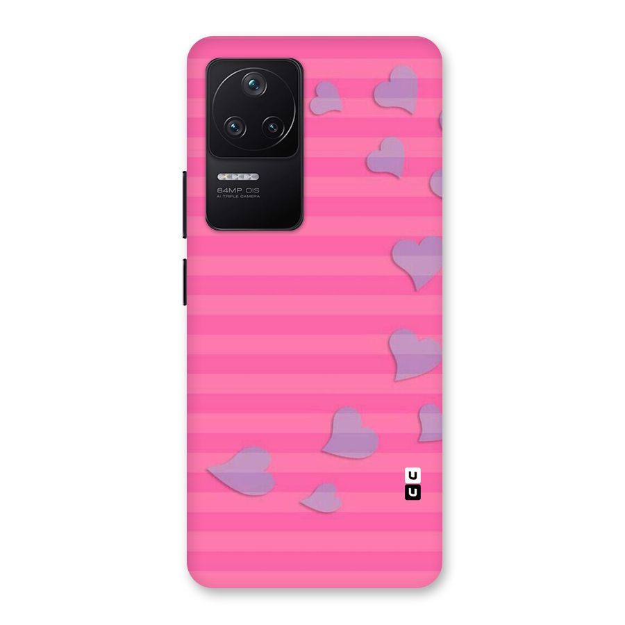 Light Heart Stripes Back Case for Poco F4 5G