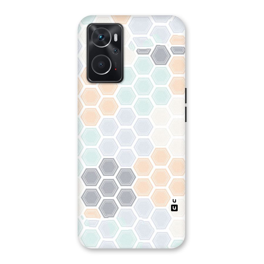 Light Hexagons Back Case for Oppo K10 4G