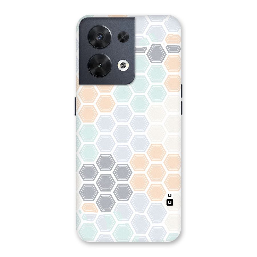 Light Hexagons Back Case for Oppo Reno8 5G