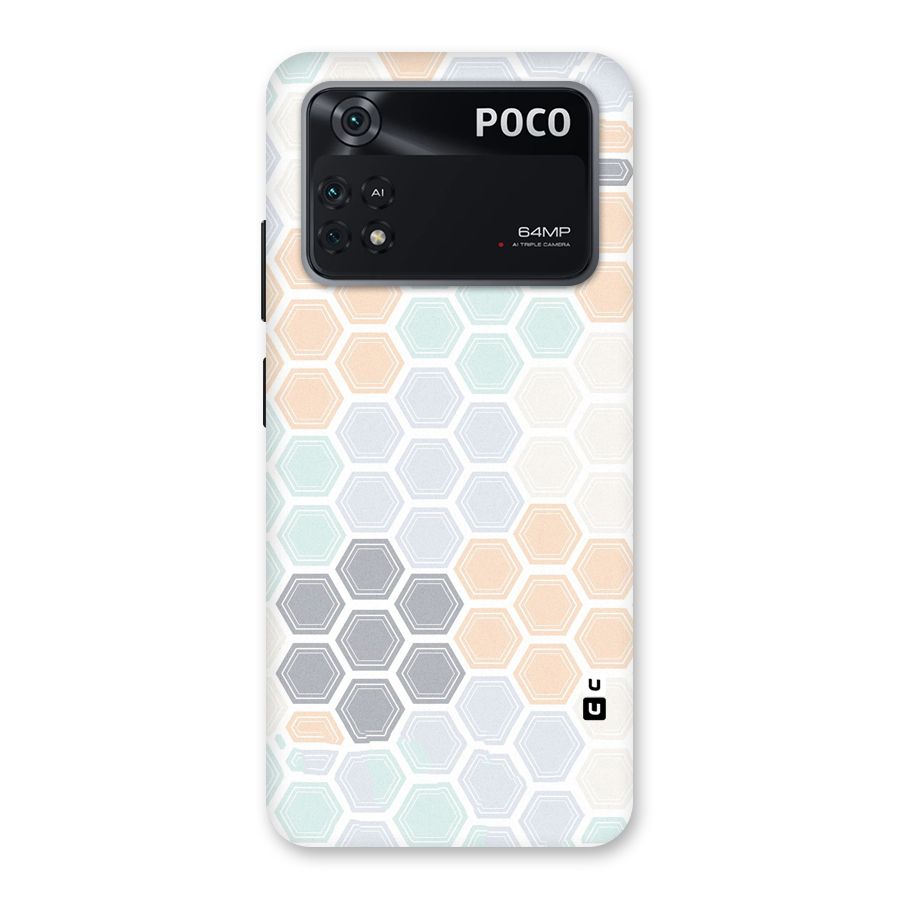 Light Hexagons Back Case for Poco M4 Pro 4G
