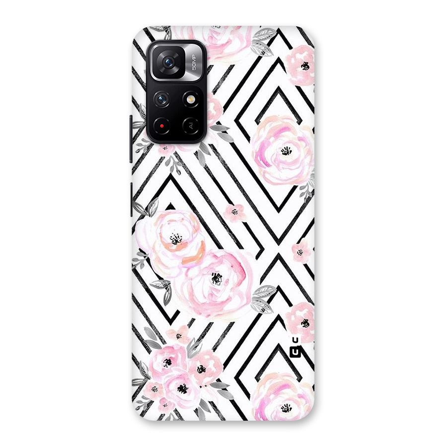 Light Pastel Flowers Design Back Case for Redmi Note 11T 5G