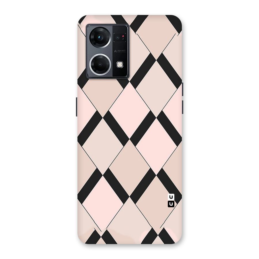 Light Pink Glass Back Case for Oppo F21 Pro 5G