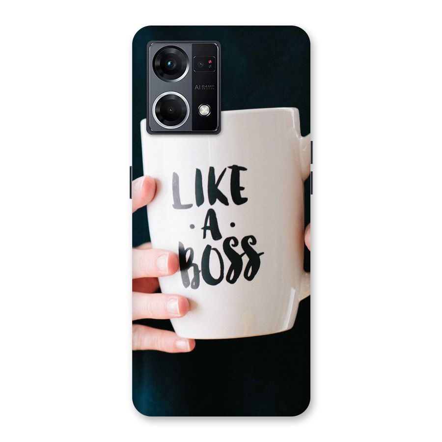 Like a Boss Glass Back Case for Oppo F21 Pro 5G