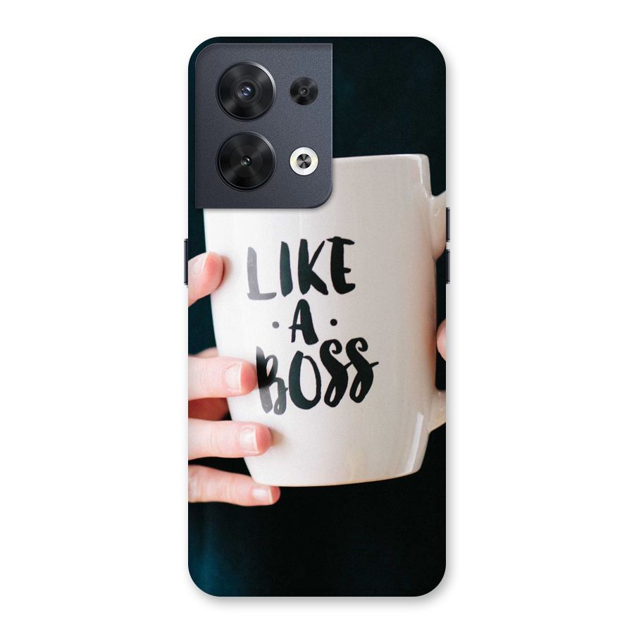 Like a Boss Back Case for Oppo Reno8 5G