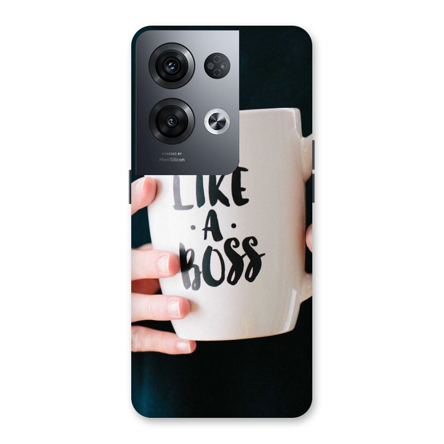 Like a Boss Back Case for Oppo Reno8 Pro 5G