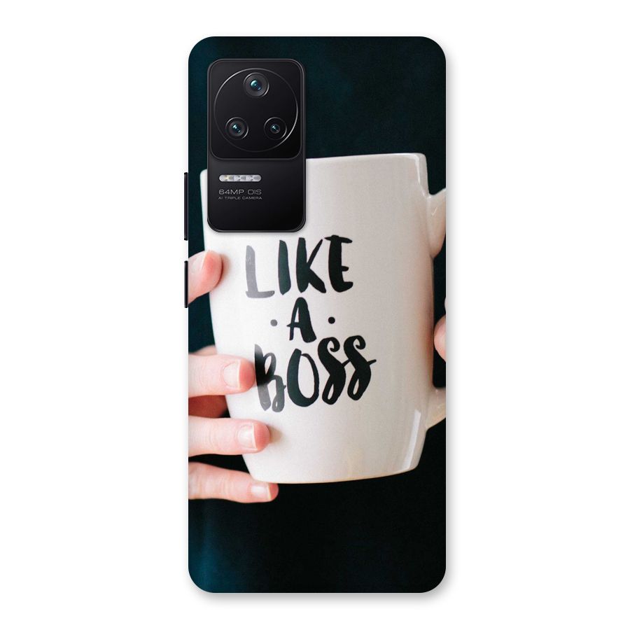Like a Boss Back Case for Poco F4 5G