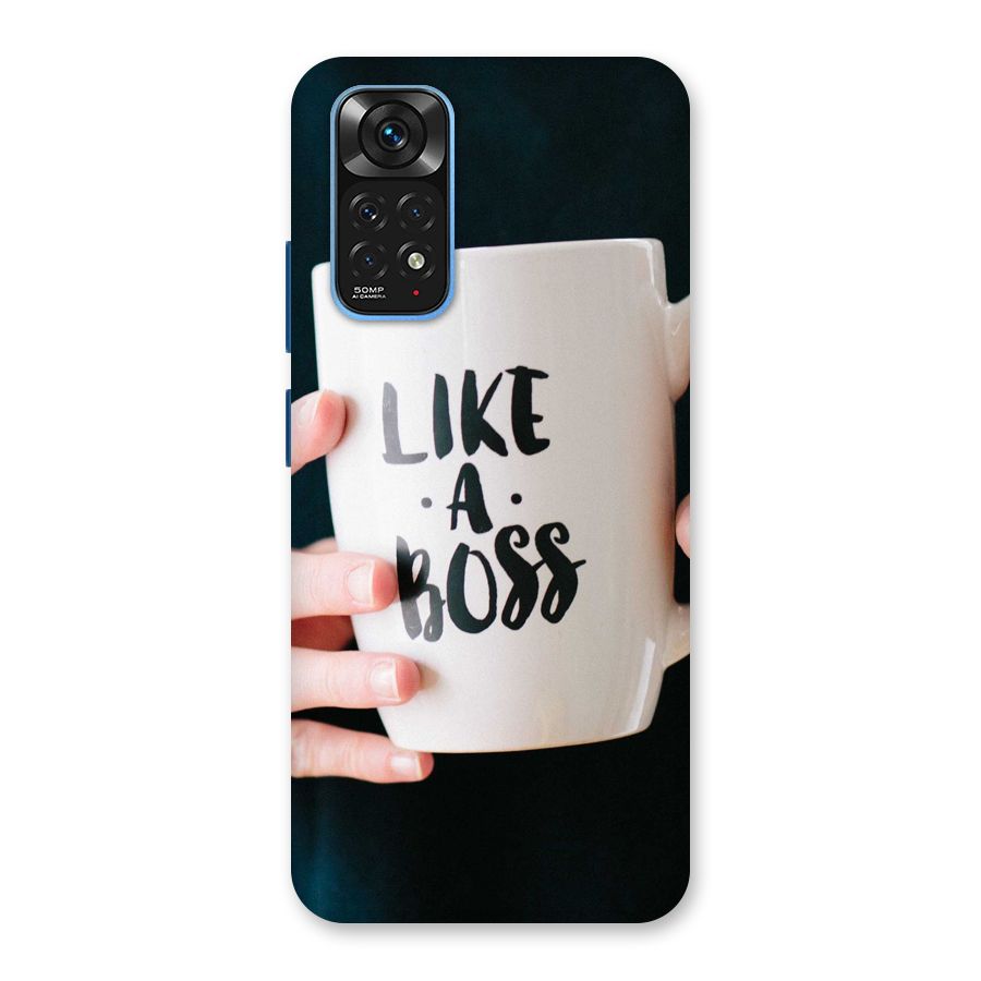 Like a Boss Back Case for Redmi Note 11S