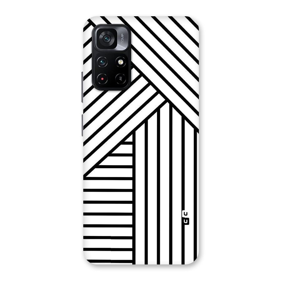 Lines Pattern Stripes Back Case for Poco M4 Pro 5G