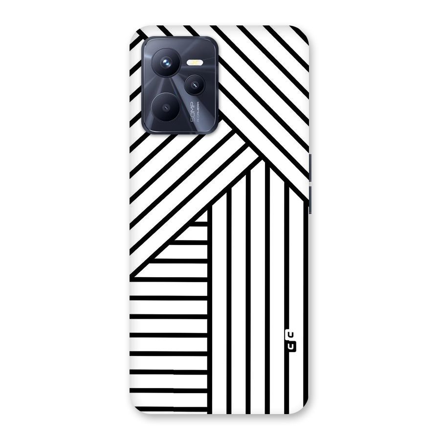 Lines Pattern Stripes Back Case for Realme C35