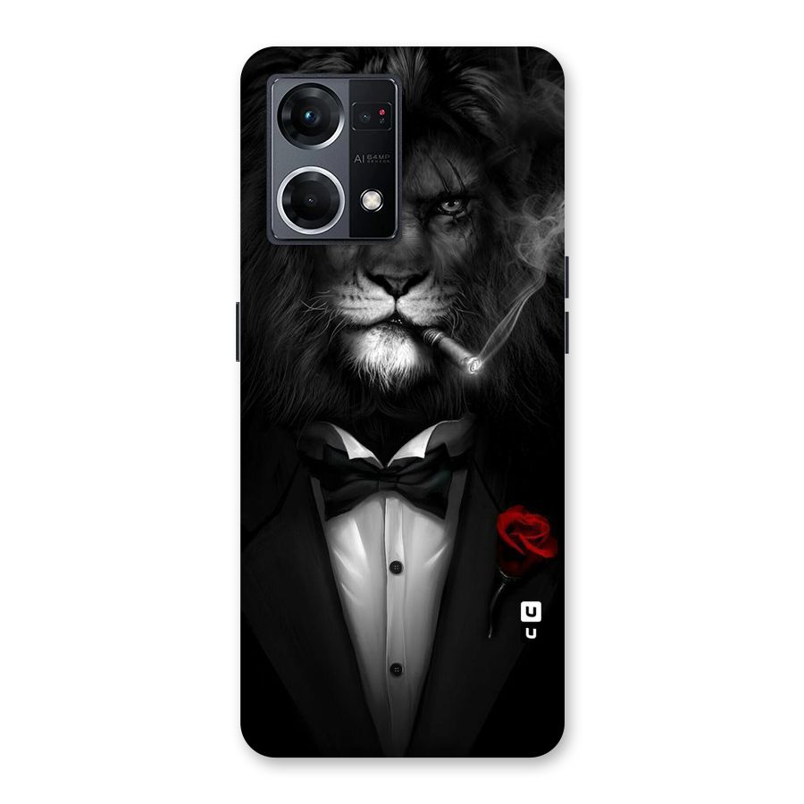 Lion Class Glass Back Case for Oppo F21 Pro 5G