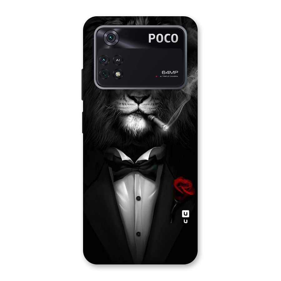 Lion Class Back Case for Poco M4 Pro 4G