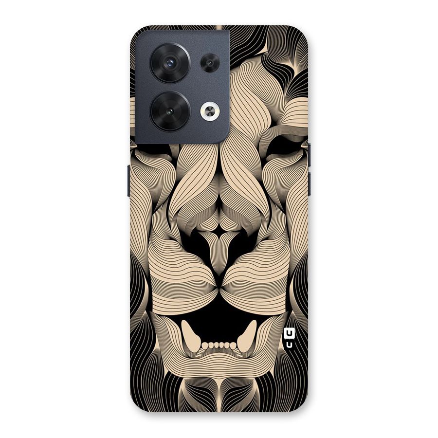 Lion Shape Design Back Case for Oppo Reno8 5G
