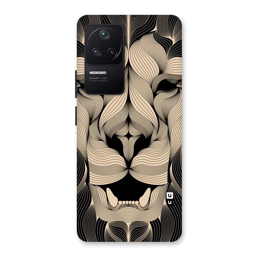 Lion Shape Design Back Case for Poco F4 5G