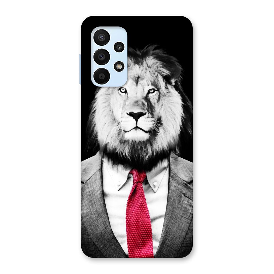 Lion with Red Tie Back Case for Galaxy A23