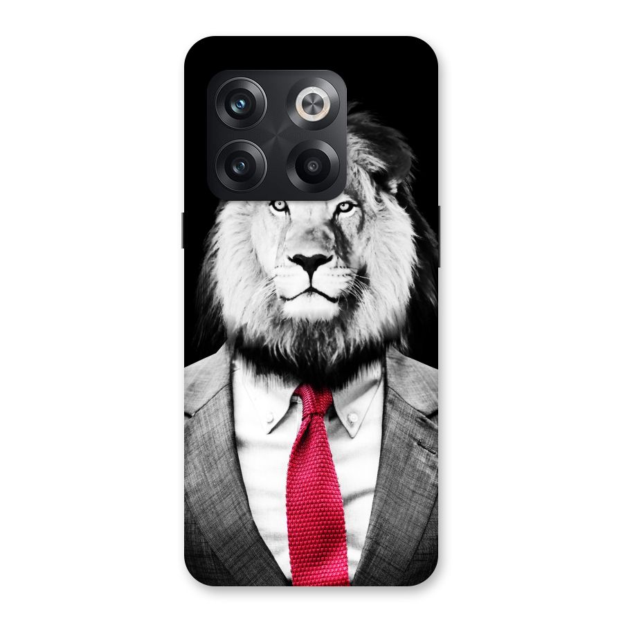 Lion with Red Tie Back Case for OnePlus 10T