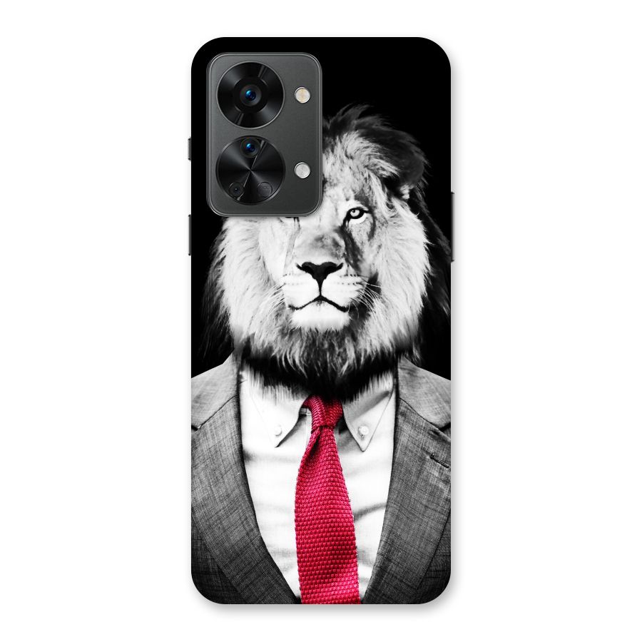 Lion with Red Tie Back Case for OnePlus Nord 2T