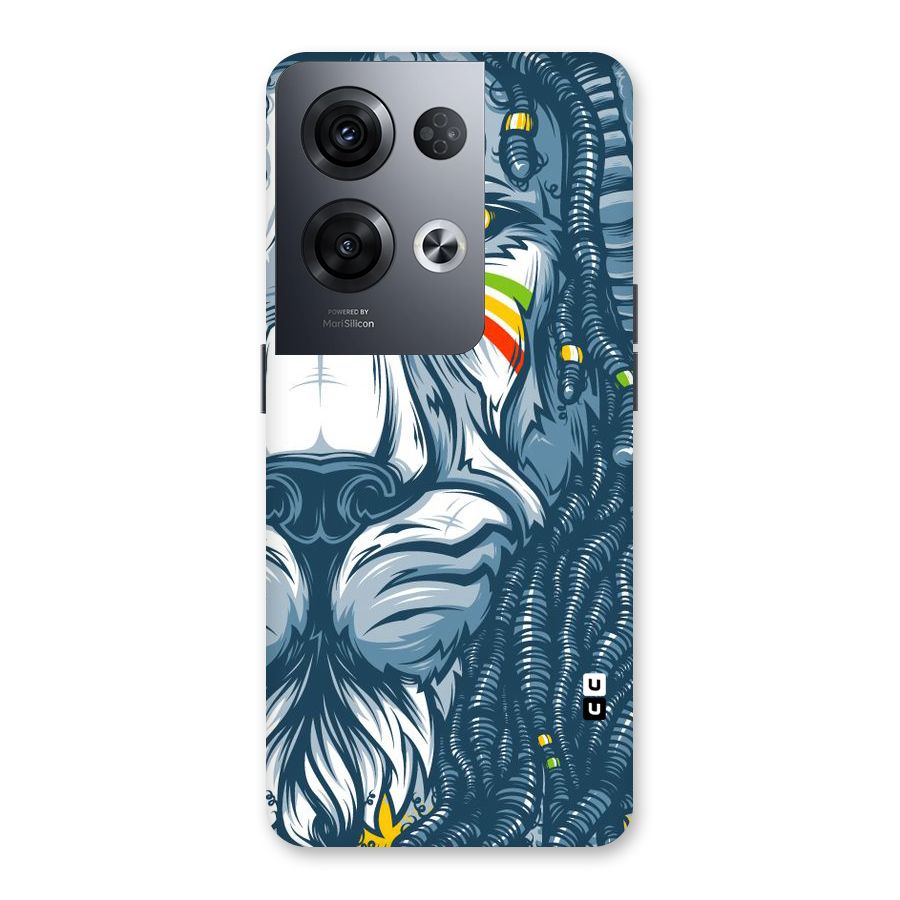 Lionic Face Back Case for Oppo Reno8 Pro 5G