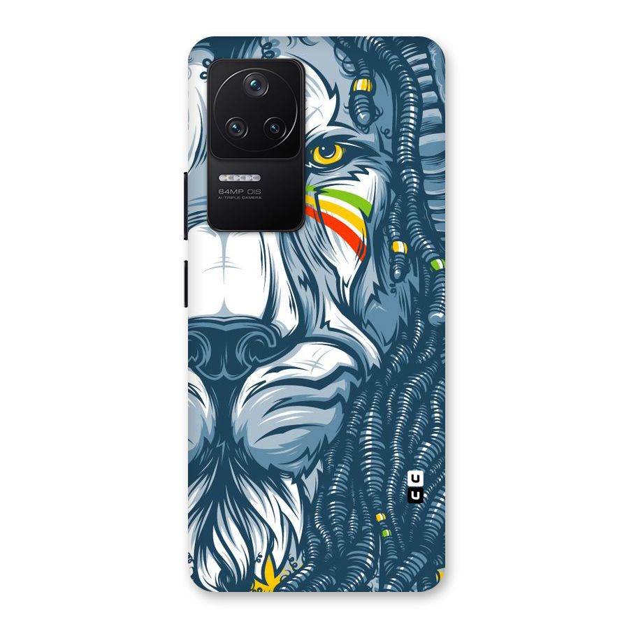 Lionic Face Back Case for Poco F4 5G