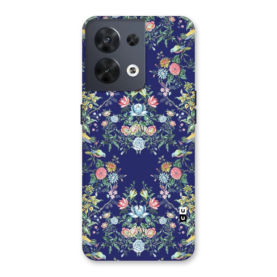 Little Flowers Pattern Back Case for Oppo Reno8 5G