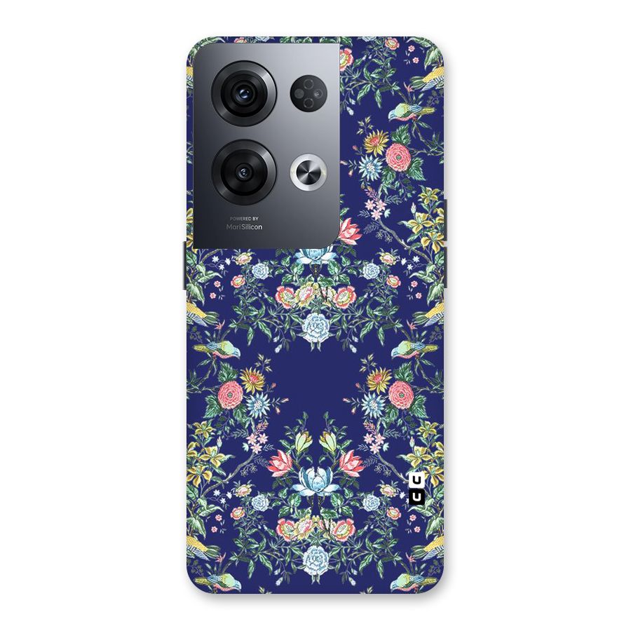 Little Flowers Pattern Back Case for Oppo Reno8 Pro 5G