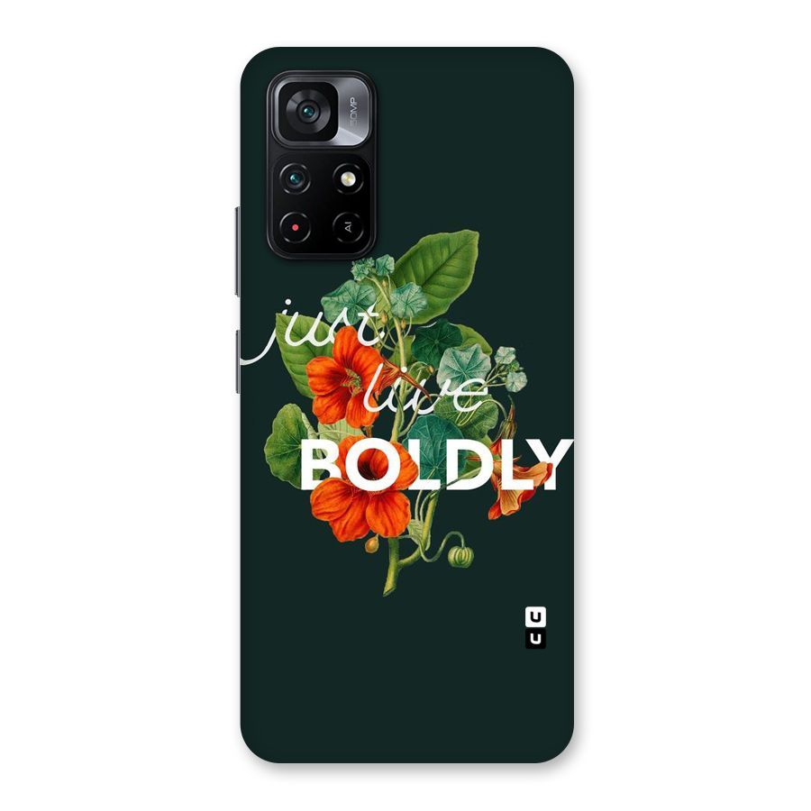 Live Boldly Back Case for Poco M4 Pro 5G