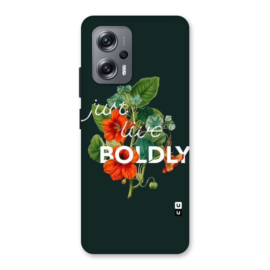 Live Boldly Back Case for Redmi K50i