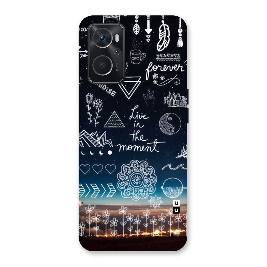 Live In The Moment Back Case for Oppo K10 4G