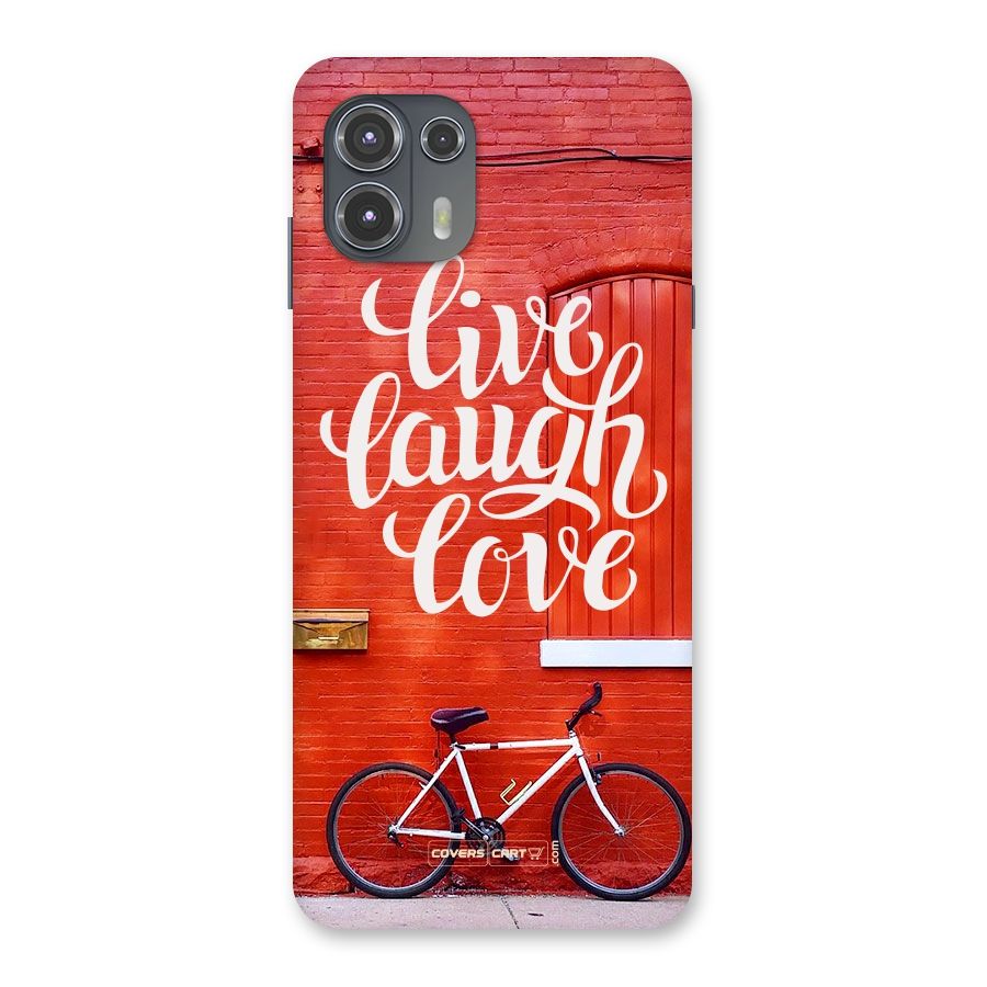 Live Laugh Love Back Case for Motorola Edge 20 Fusion