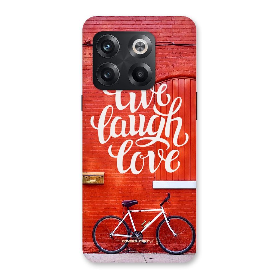 Live Laugh Love Back Case for OnePlus 10T