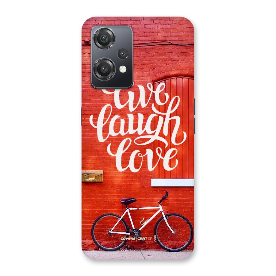Live Laugh Love Back Case for OnePlus Nord CE 2 Lite 5G