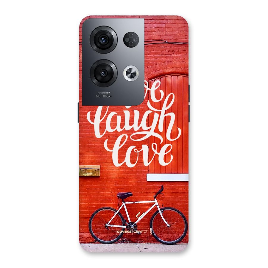Live Laugh Love Back Case for Oppo Reno8 Pro 5G
