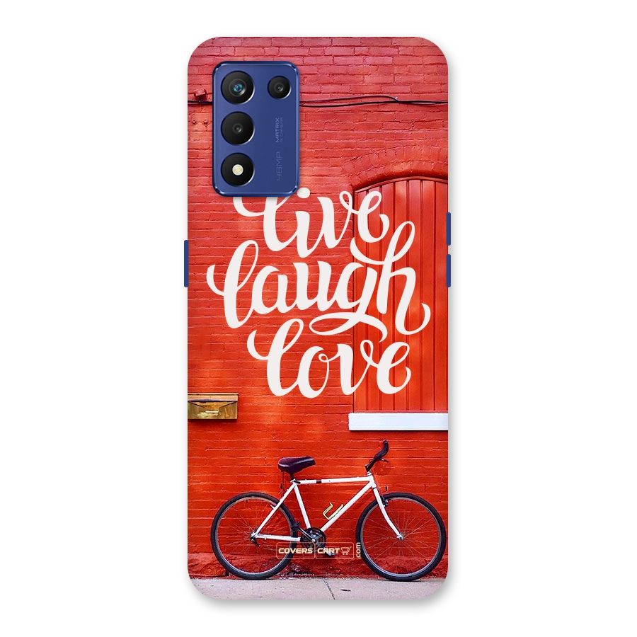 Live Laugh Love Back Case for Realme 9 5G Speed