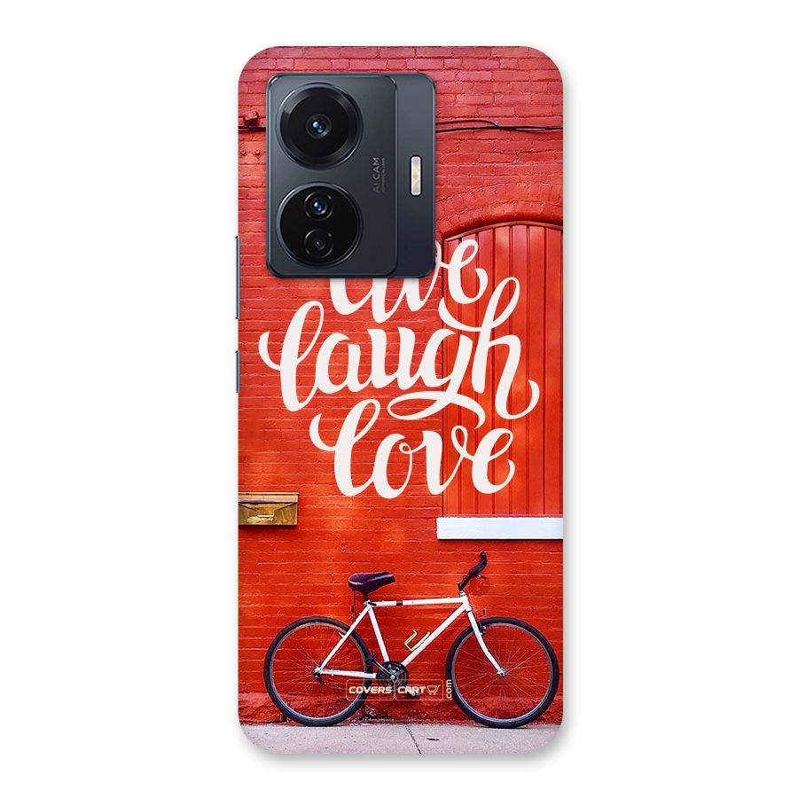 Live Laugh Love Back Case for Vivo T1 Pro