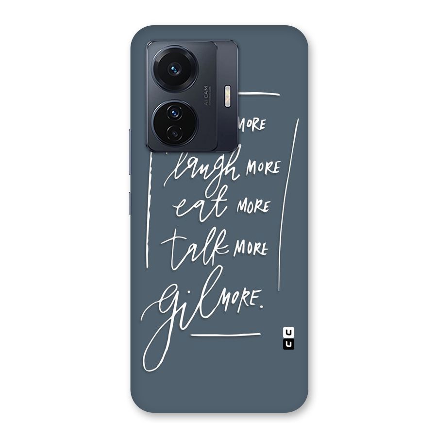 Live Laugh More Back Case for Vivo T1 Pro