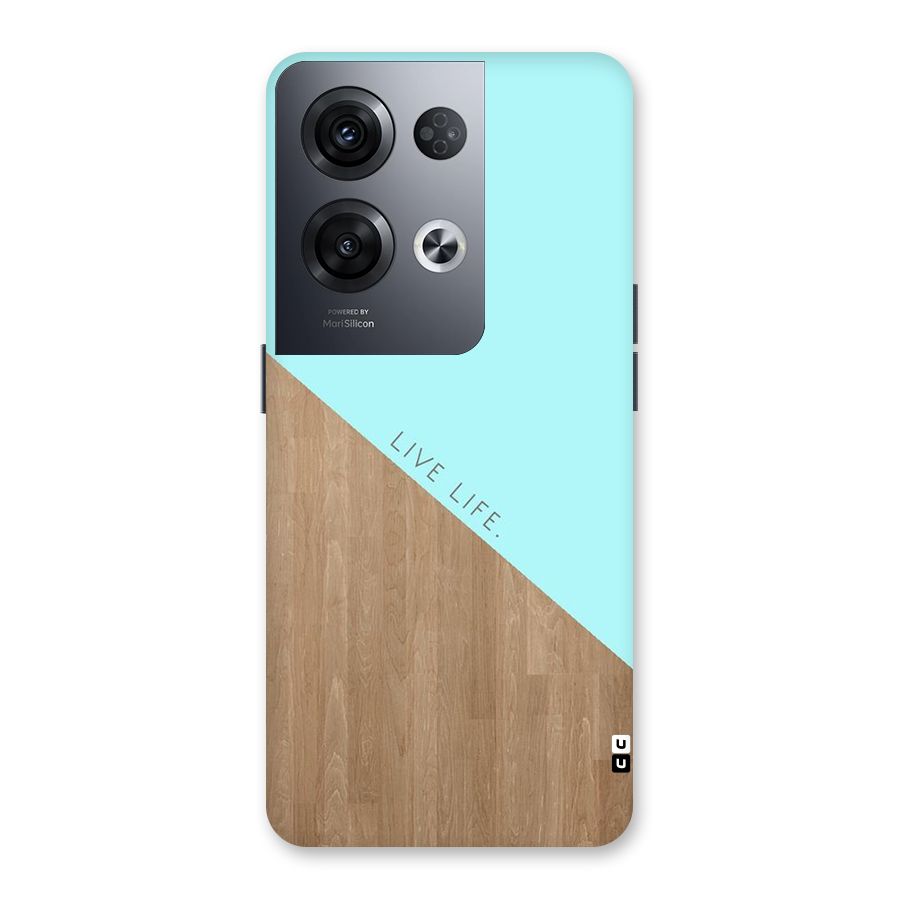 Live Life Back Case for Oppo Reno8 Pro 5G