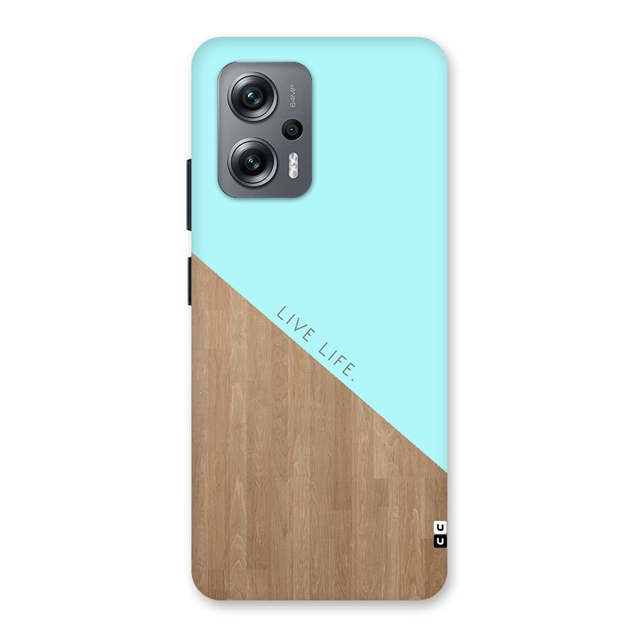 Live Life Back Case for Redmi K50i