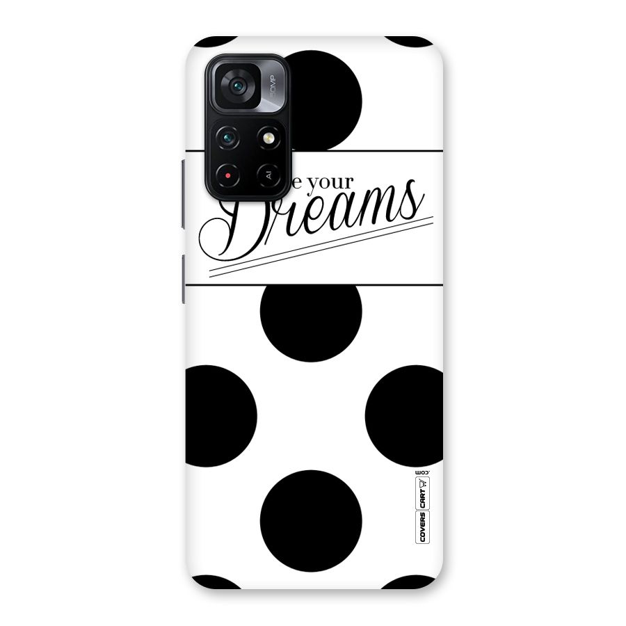 Live Your Dreams Back Case for Poco M4 Pro 5G