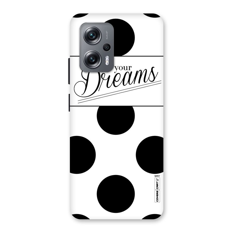 Live Your Dreams Back Case for Redmi K50i